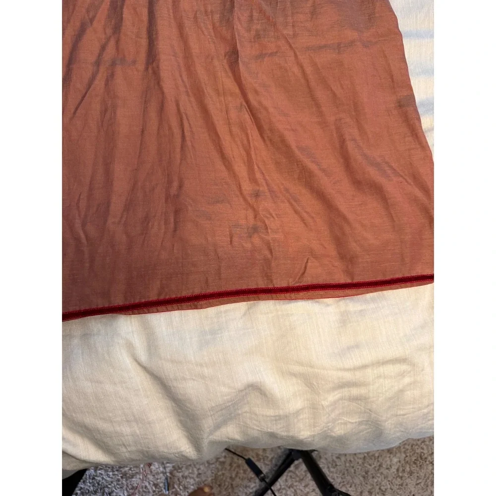 Deadstock Vintage Banana Republic Sheer‎ Silk Blend Skirt Boho Balletcore 6